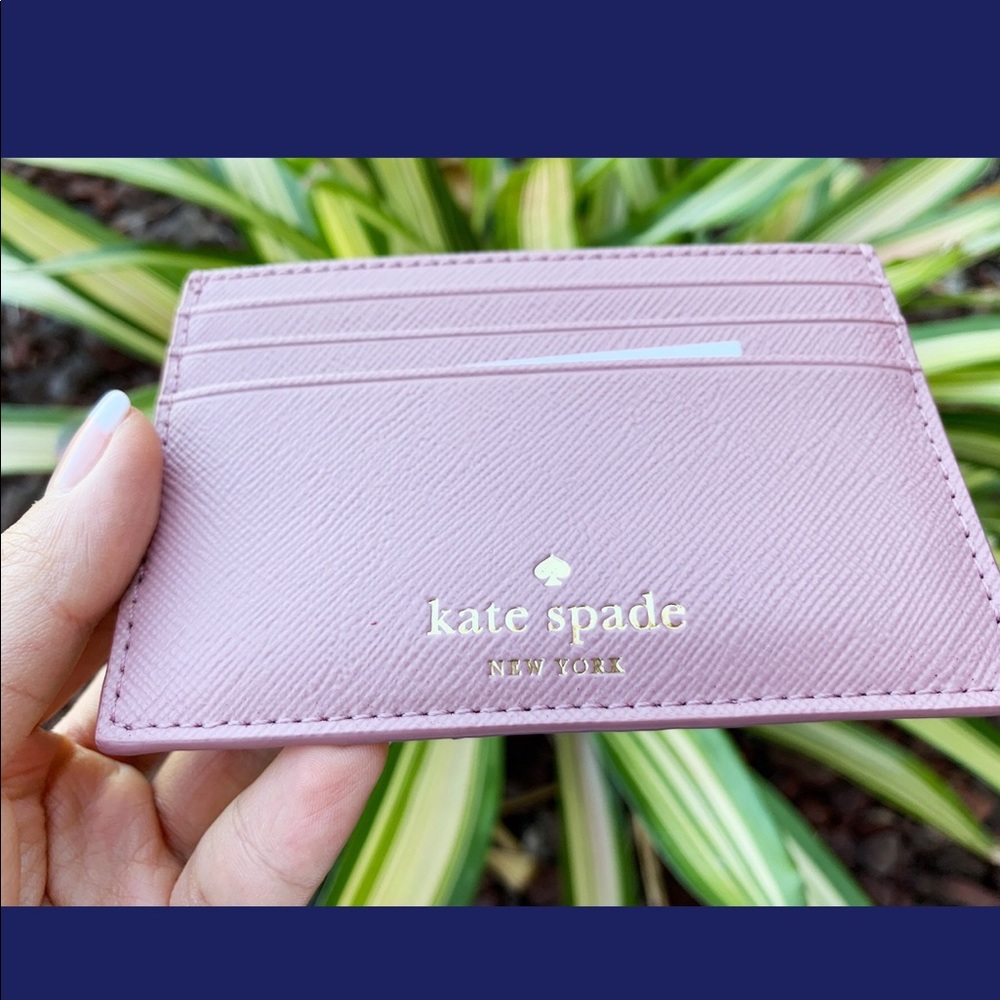 Gaby’sBags👜💕- NWT Kate Spade Card Holder Pink - Picture 4 of 7
